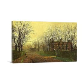 Autumn Afterglow 1883 (Type: Standard Framed Canvas Print, size: 32" x 24" / 80cm x 60cm (approx))