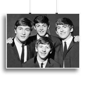 The Beatles in 1963 Canvas Print or Poster (Type: Poster Print, size: 12" x 8" / 30cm x 20cm (approx))