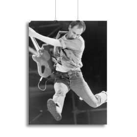 Pete Townshend of The Who Canvas Print or Poster (Type: Poster Print, size: 12" x 8" / 30cm x 20cm (approx))