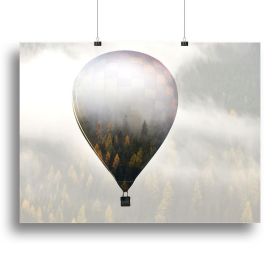Get lost in the world Canvas Print or Poster (Type: Standard Framed Canvas Print, size: 40" x 26" / 100cm x 65cm approx)