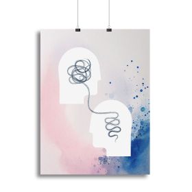 Mind Canvas Print or Poster (Type: Poster Print, size: 28" x 20" / 70cm x 50cm approx)