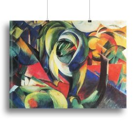 The Mandrill by Franz Marc Canvas Print or Poster (Type: Poster Print, size: 32" x 24" / 80cm x 60cm (approx))